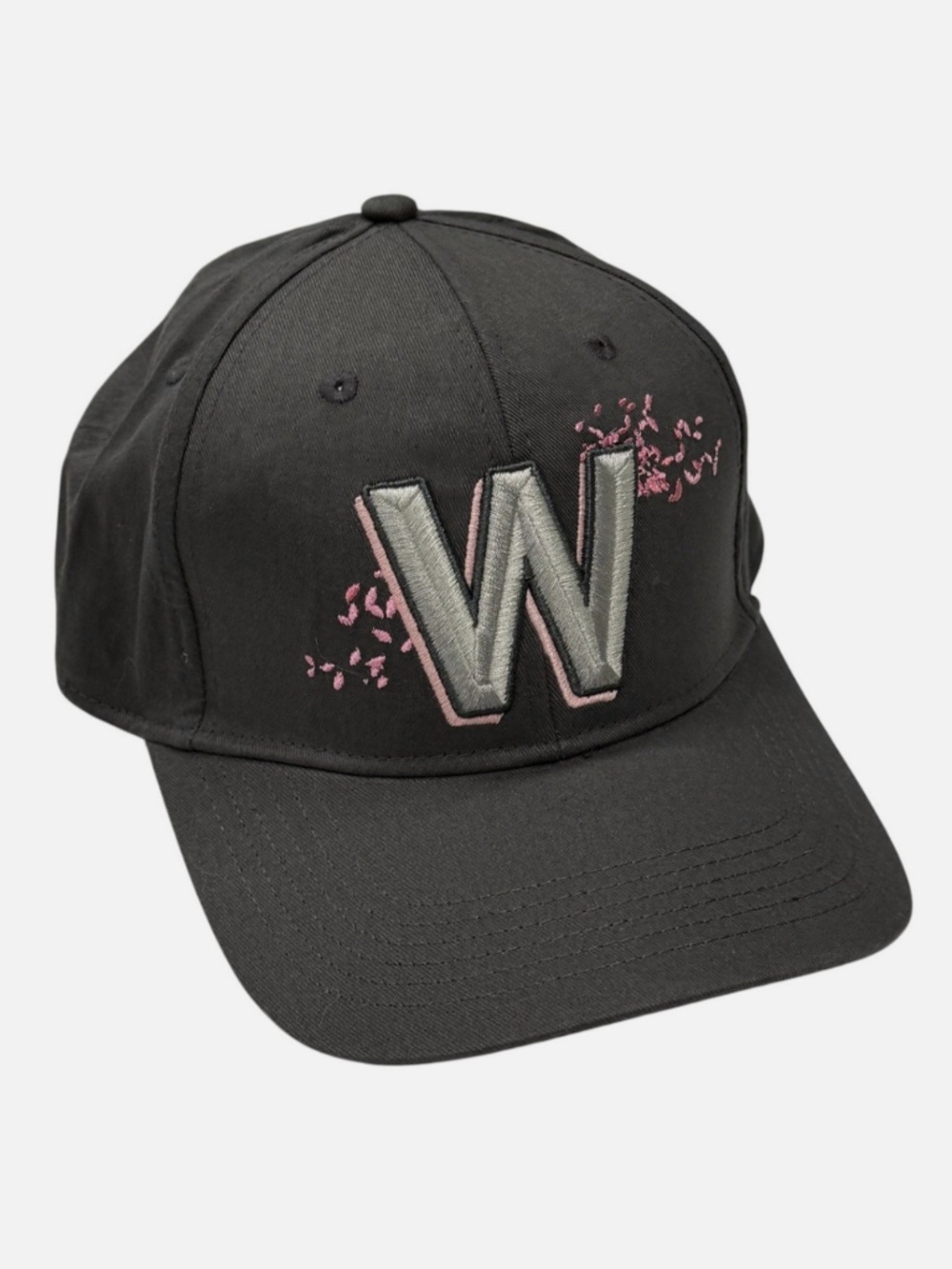 MLB Washington Nationals Cherry Blossoms Gray Adjustable Baseball Hat - Picture 1 of 9